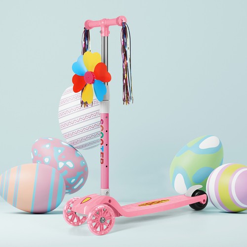 Scooter for kids light - kids, 3