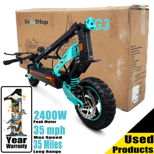 Used foldable electric scooter - used,