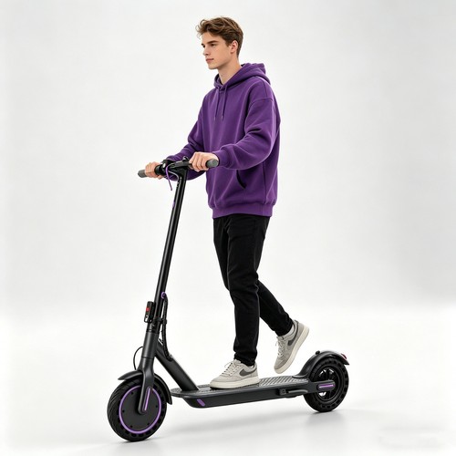 Hot electric scooter - electric, long