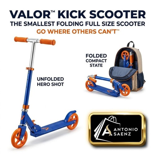 Valor folding kick scooter - valor,