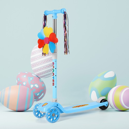 Scooter for kids - scooter, 3